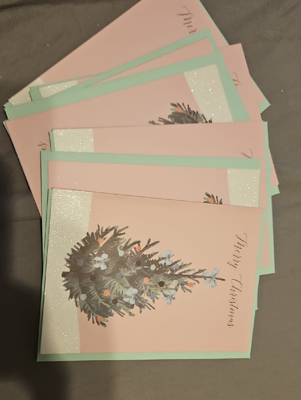 Lot Of 9 Christmas Cards